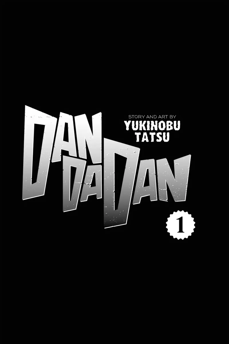 Dandadan 1. Story and Art by Yukinobu Tatsu on a black background.