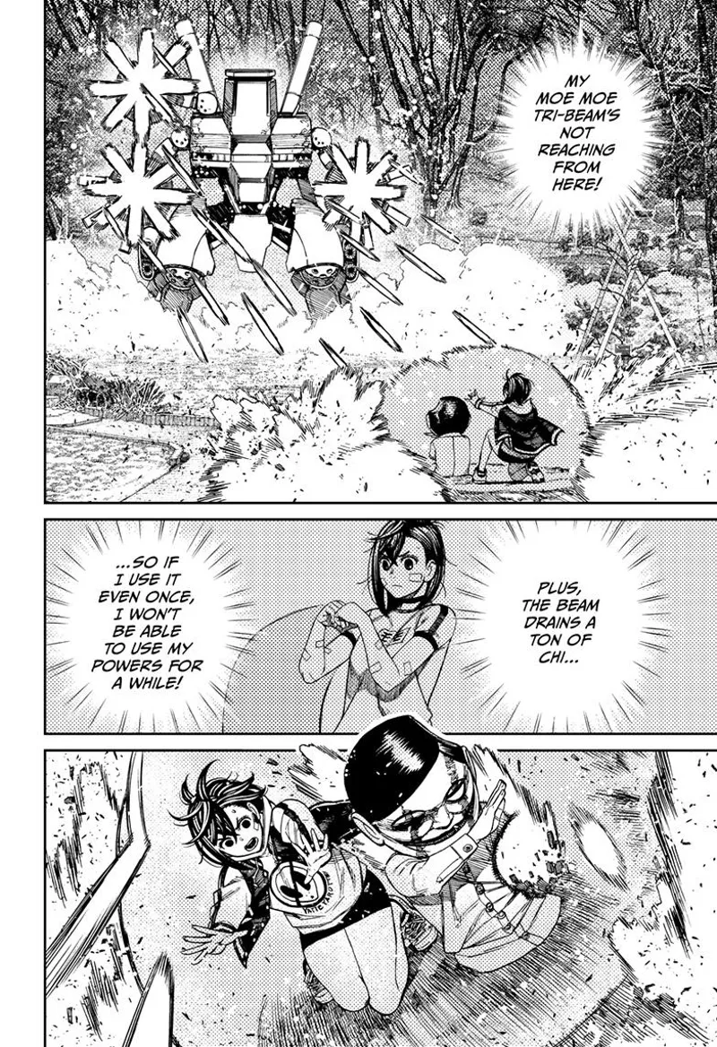 Momo reveals her attack can't reach the enemy and it also consumes so much energy.