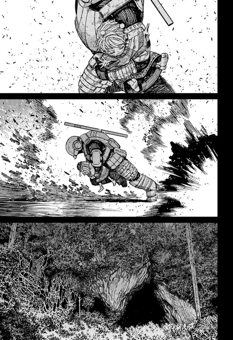A soldier picks up the kid before it gets hit by an explosion.