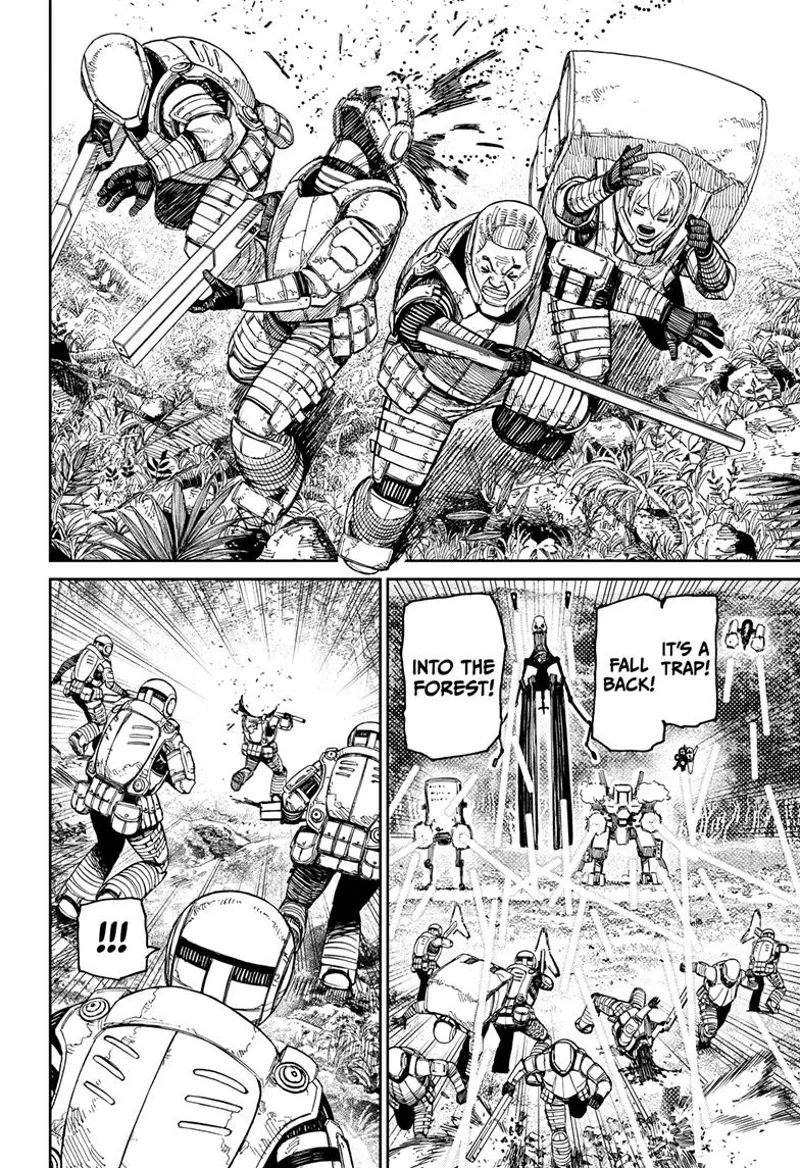 The troops fell into a trap as the enemies appeared and attacked them.