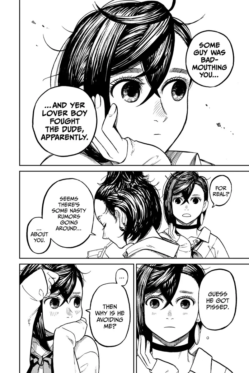 Her classmates revealed that Okarun had fought the guy who had badmouthed her about nasty rumors.