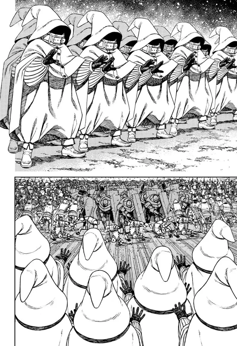 The warriors break through the ranks, and the enemy mages prepare to intercept them.