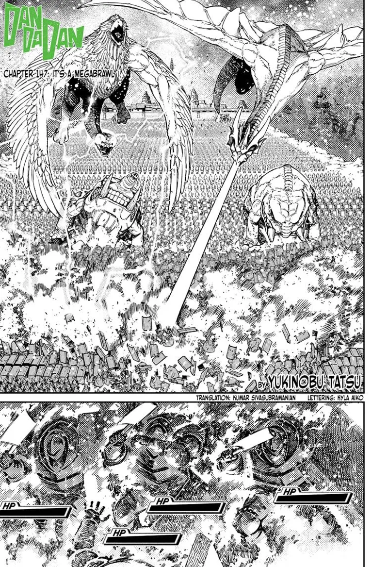 The giant beasts and the flying monsters easily decimate Momo's troops at the frontline.