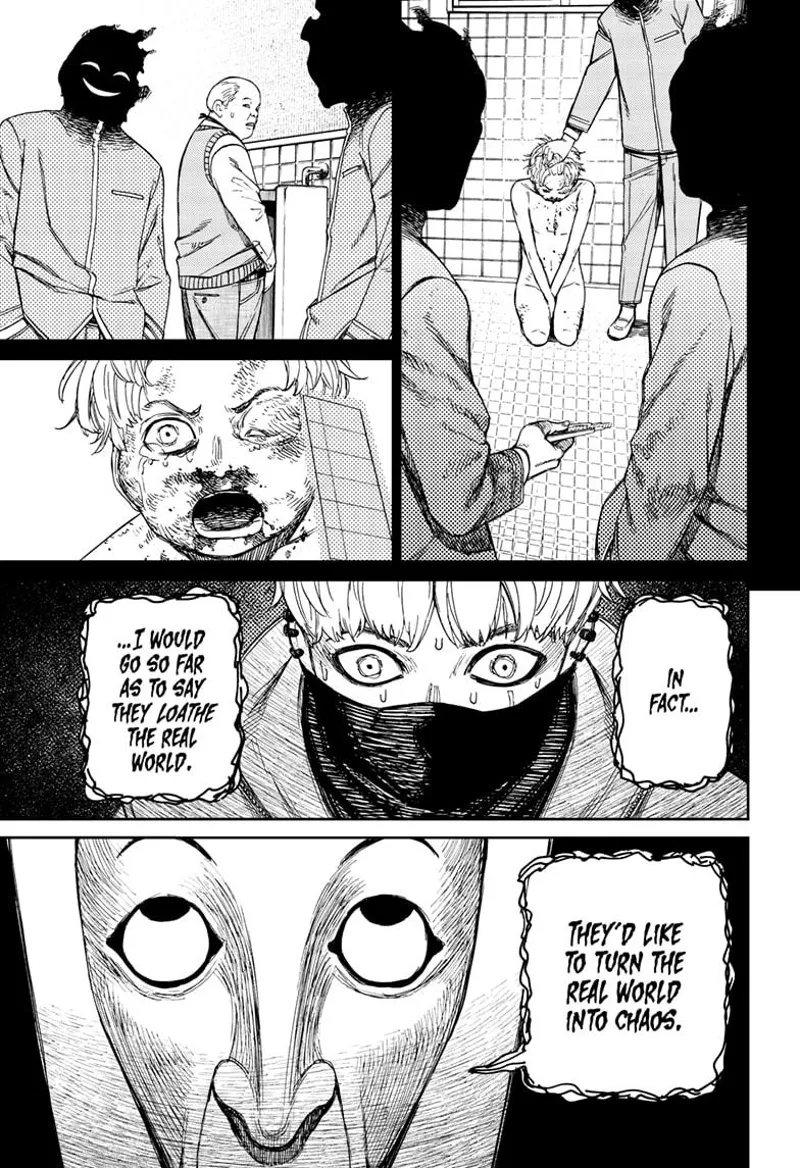 The thug leader recalls his brutal childhood. Fairy-Tale Card Yokai seems to purposefully show it to him.