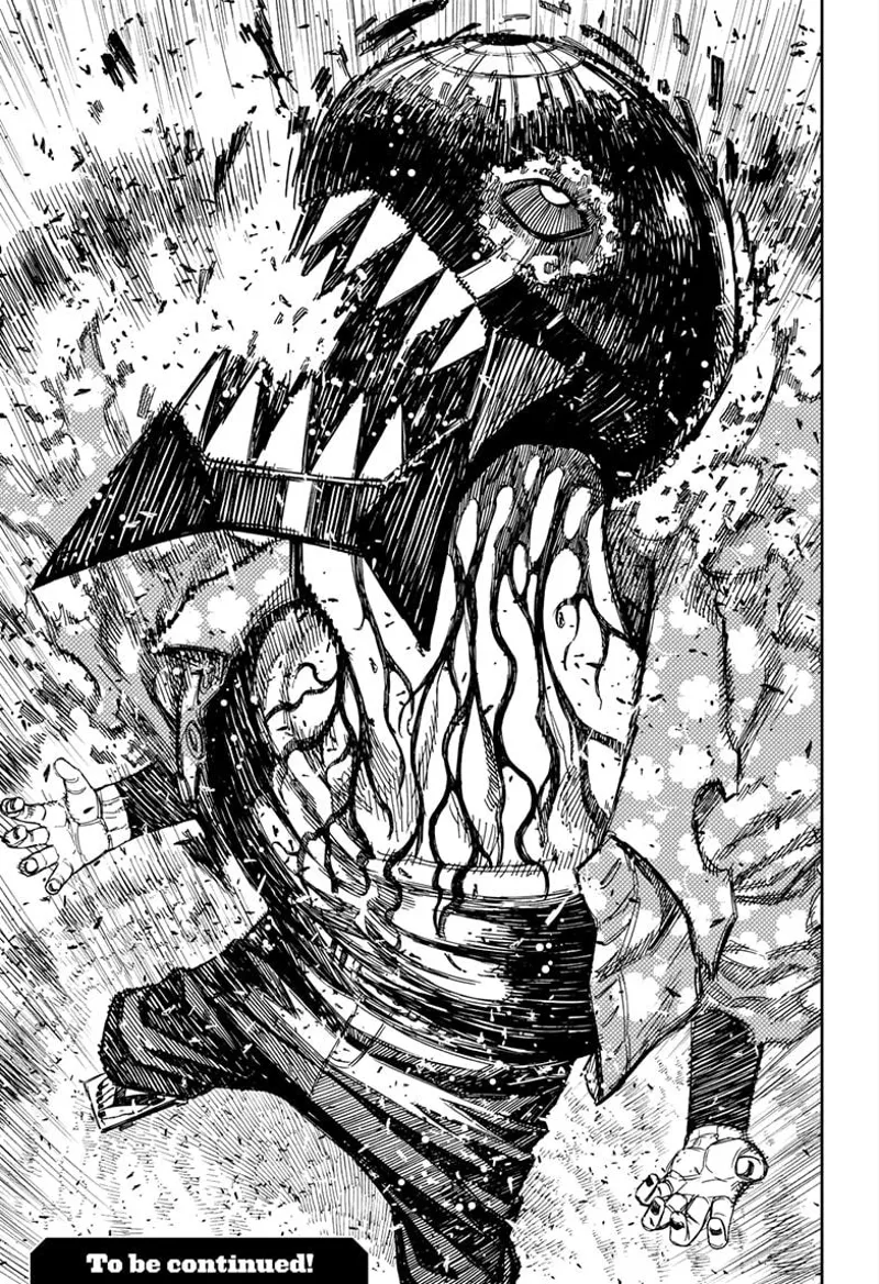 Zuma changes into an ugly, hideous, and rageful cursed form.
