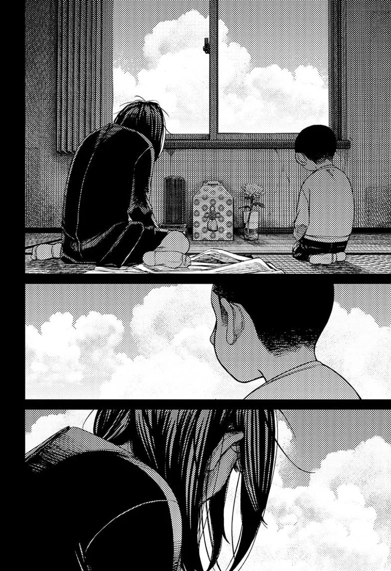 Unji and his mother mourn.