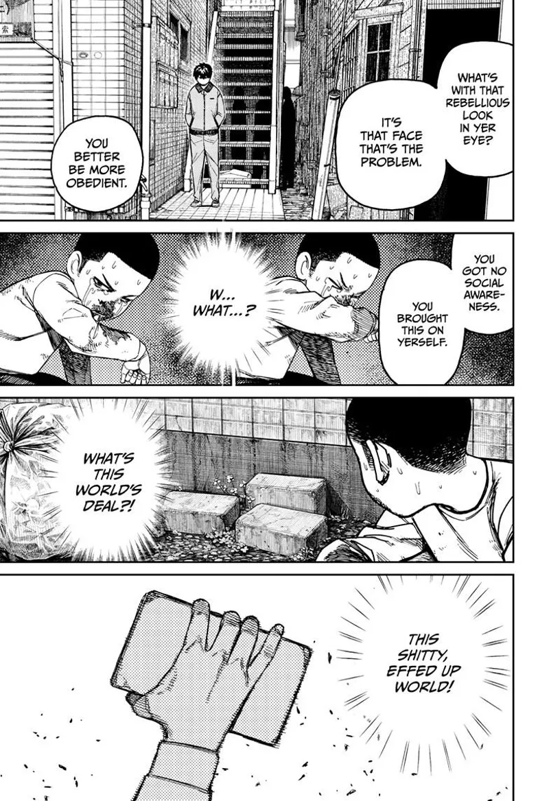 Unji cries inside a room, and he sees three small boxes.