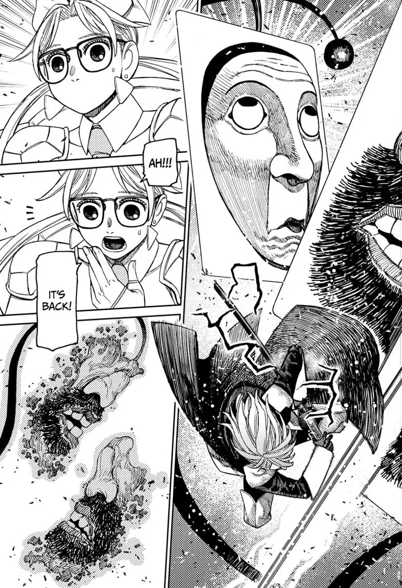 Saint-Germain's katana has black lightning. Rin's mouth is back. Fairy-Tale Card's mouth picture disintegrates.