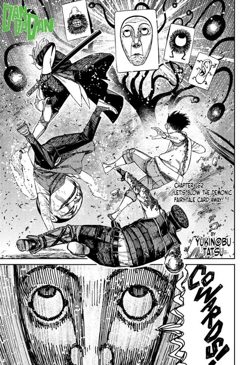 Fairy-Tale Card gets angry after seeing Count Saint-Germain, Okarun, Masamichi Bega, and Rokuro Serpo fight against him.