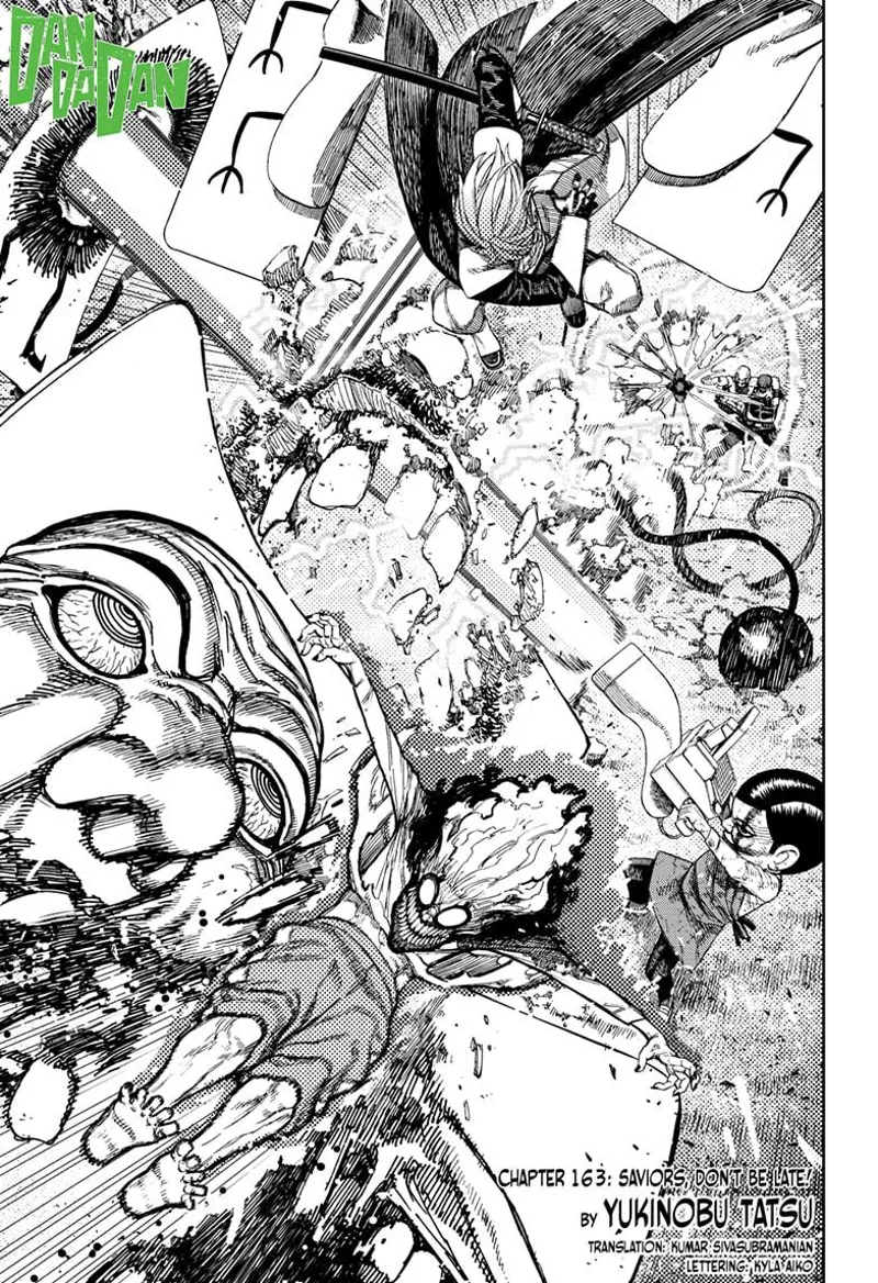Cursed Okarun, Count Saint-Germain, Rokura Serpo, and Unji Zuma destroy Fairy-Tale Card's cards in a simultaneous attack.