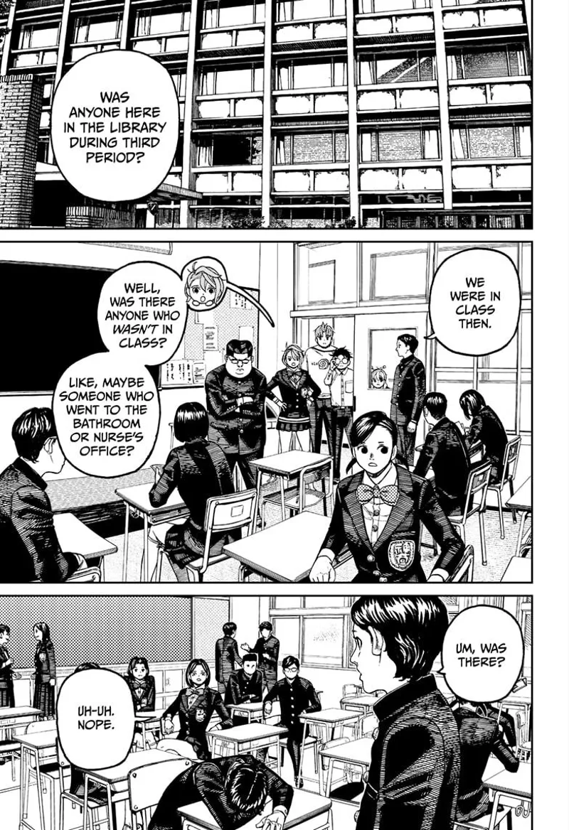 Cut to the scene, Aira asks her class if someone was missing during a certain period.
