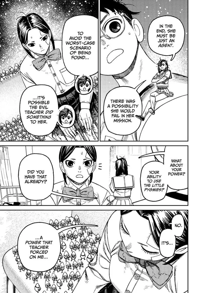 Momo asked Kouki about her power. She reveals, that too, is forced on her.