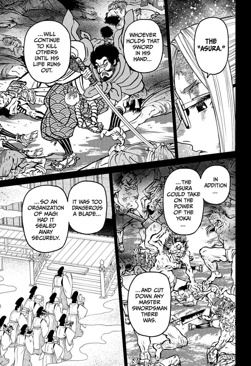 Seiko explains the knives as "Asura," which can kill others and take the Yokai's powers but were sealed away securely.