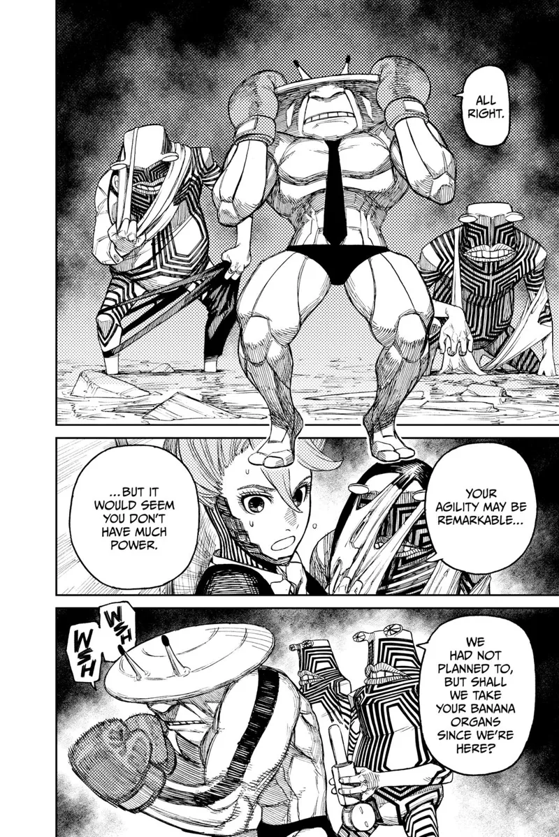 Aira notices the monster boxer approaching him with two Serpoians behind, changing into their true form.