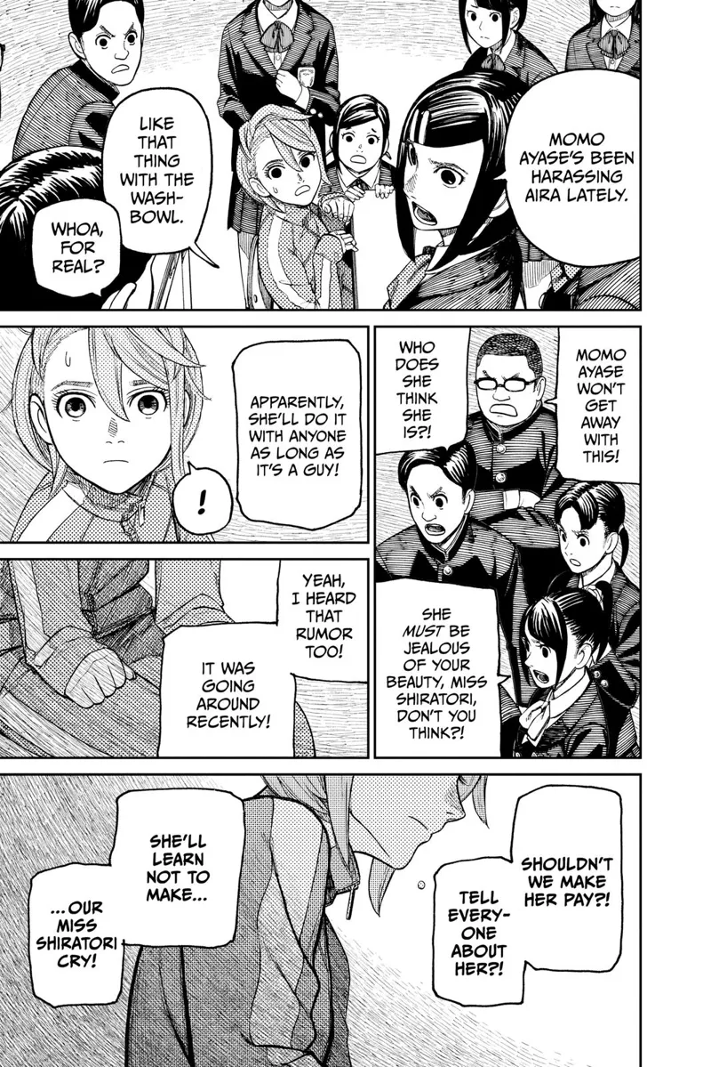 Aira Shiratori notices her classmates getting mad at Momo, thinking Momo is harassing her.
