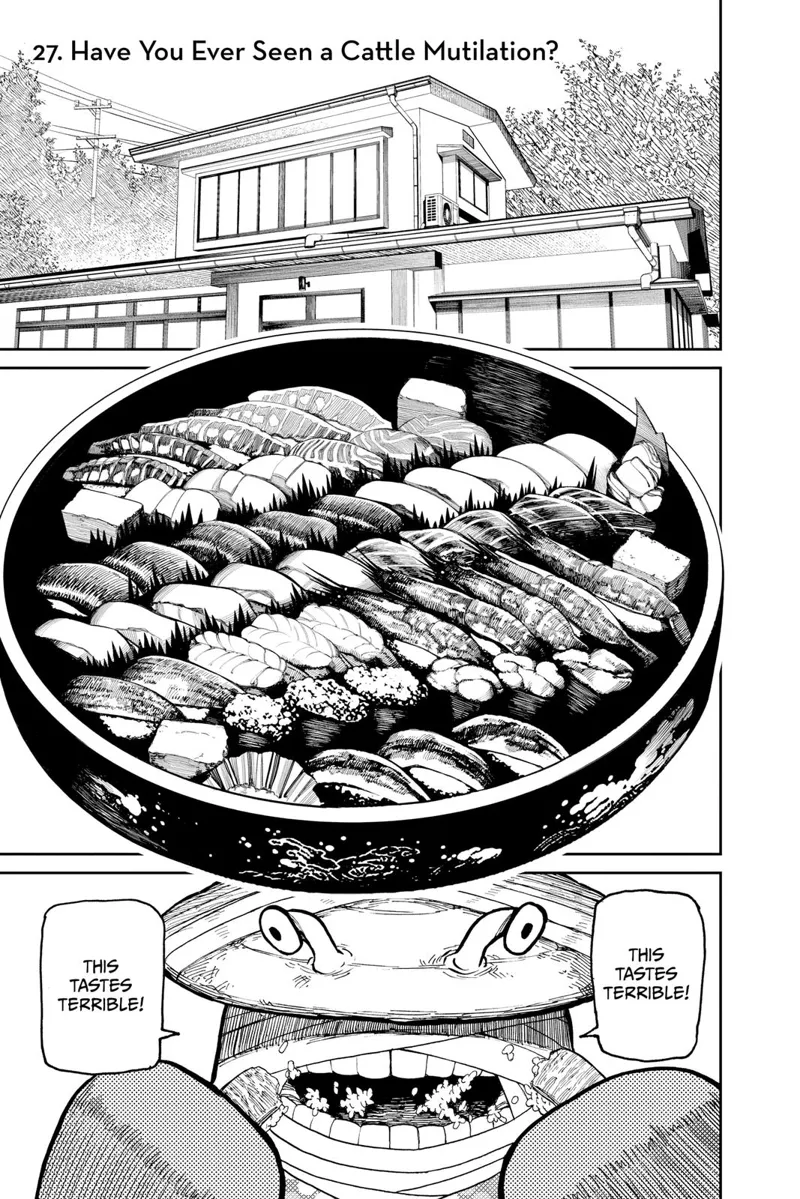Grandma's house. Food in a bowl. The monster boxer is eating.
