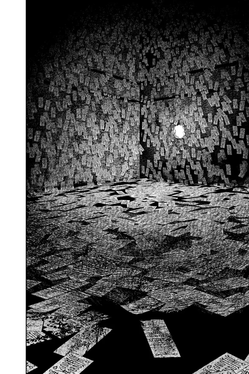 Inside the wall is a dark room with so many seals.