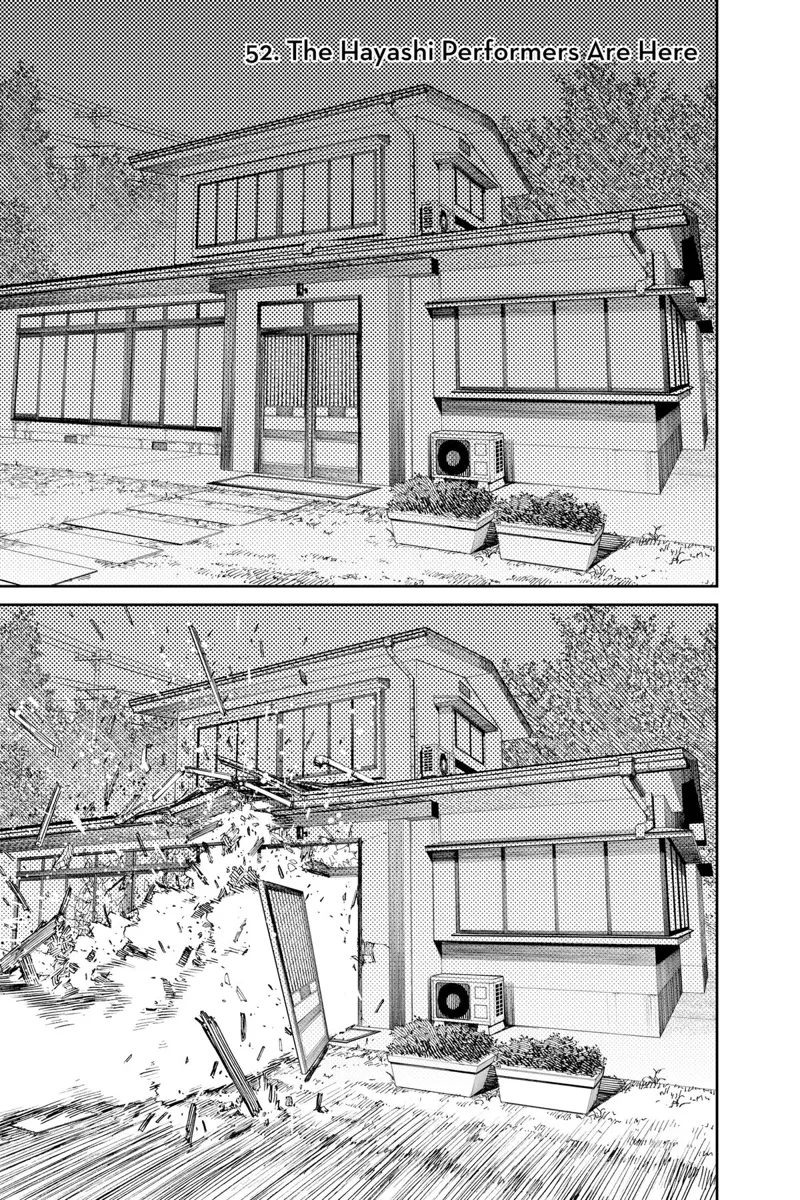 The door to Grandma's house explodes in the middle of the night.