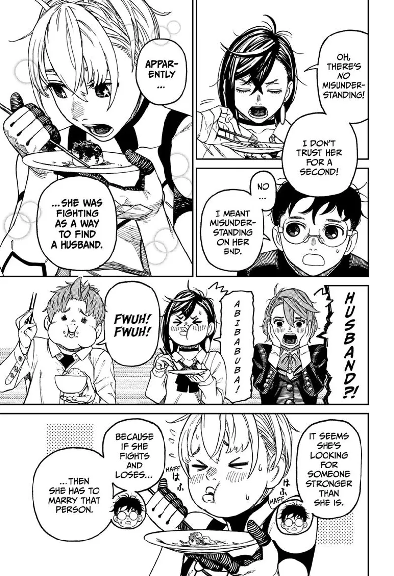 Momo and Aira are shocked after hearing Vamola was fighting because she is looking for a husband.