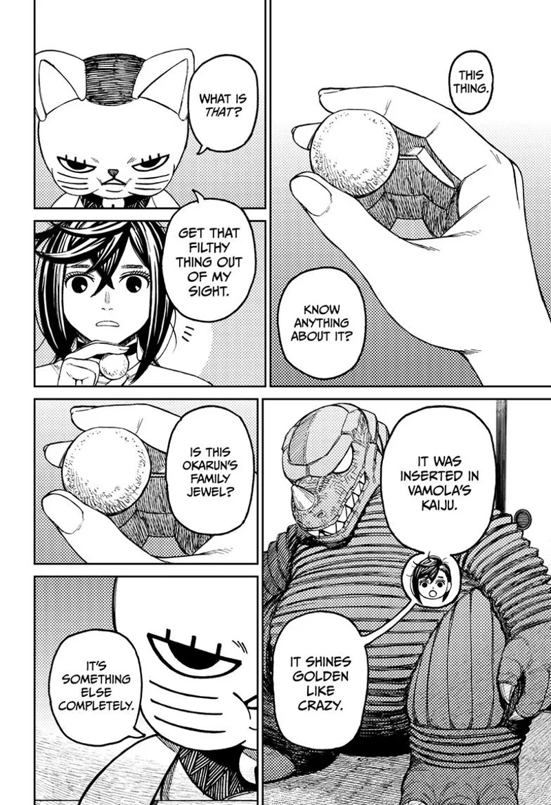 Momo takes the ball to Turbo Granny and tells her it's not Okarun's ball.