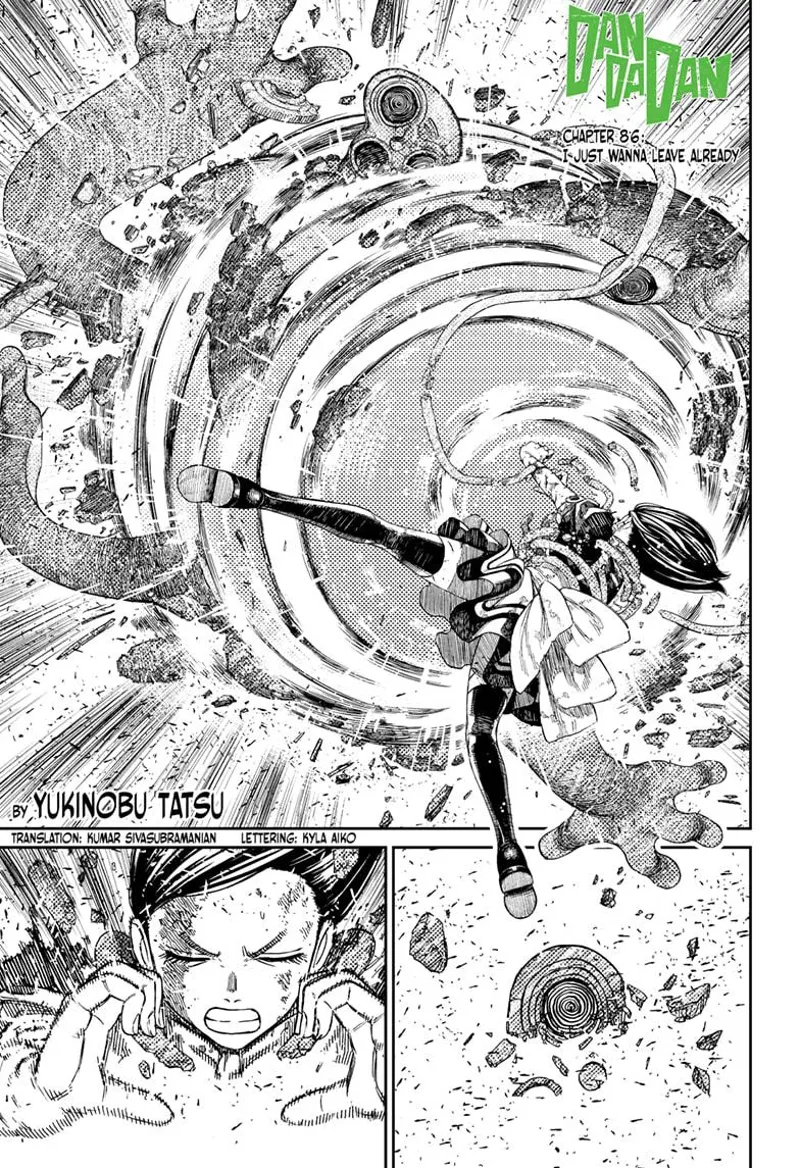 Momo defeats the dimensional alien using her newfound powers.