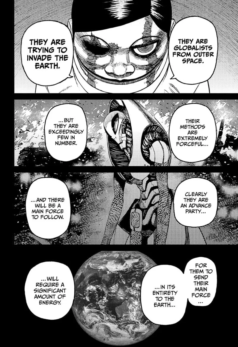 The Serpoian reveals that the enemies want to invade the earth and need a lot of energy to teleport their entire fleet.